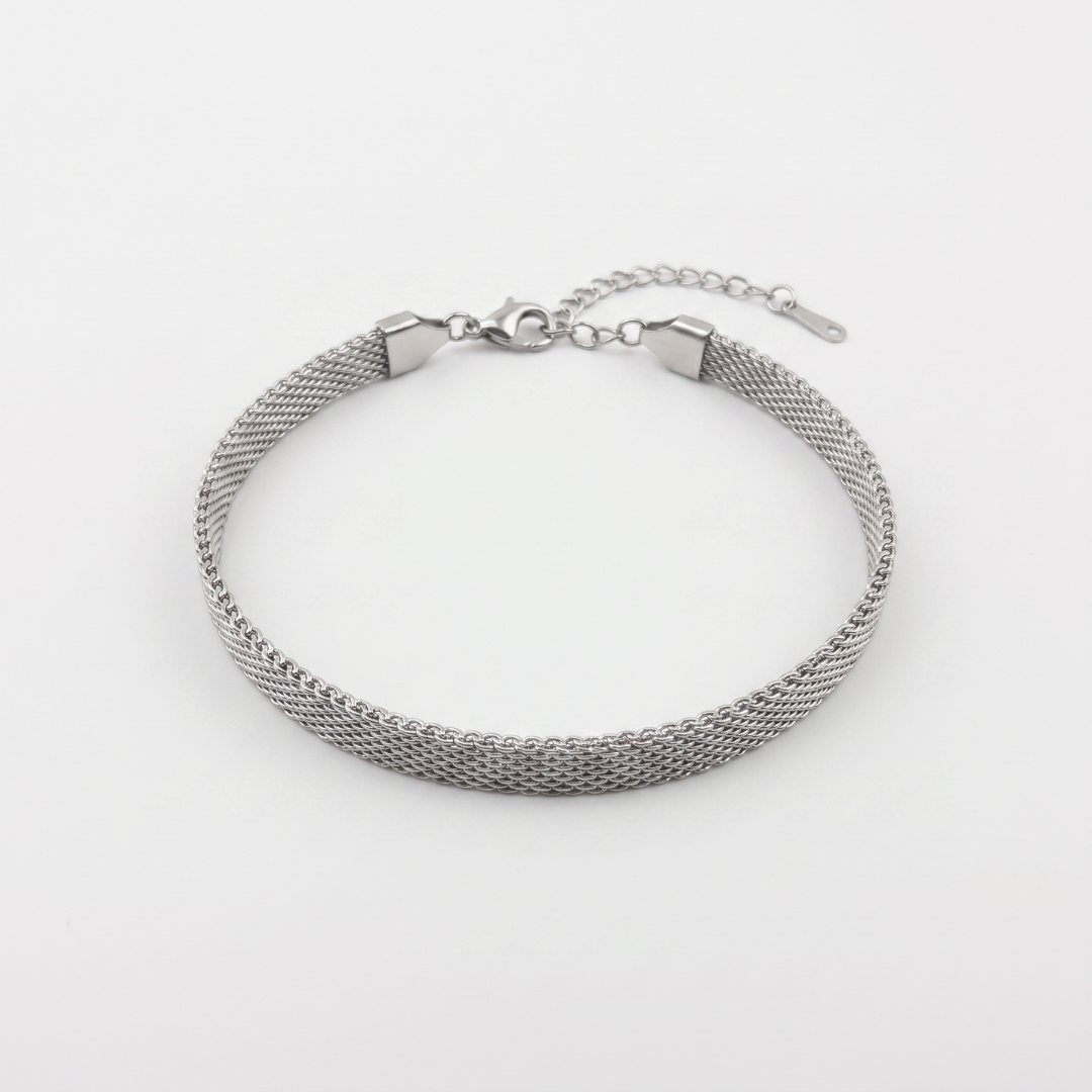 Silver Cable Chain Bracelet