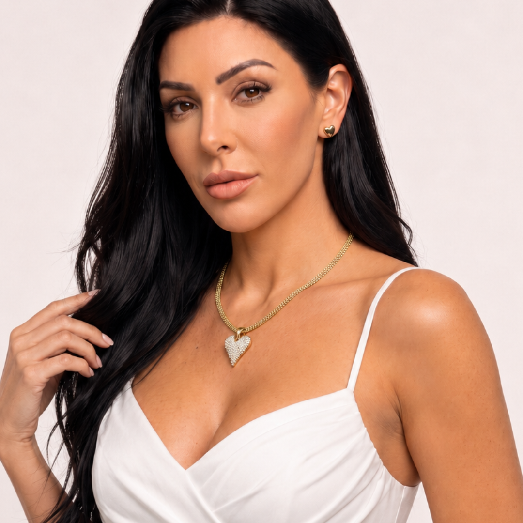 Crystal Heart Necklace