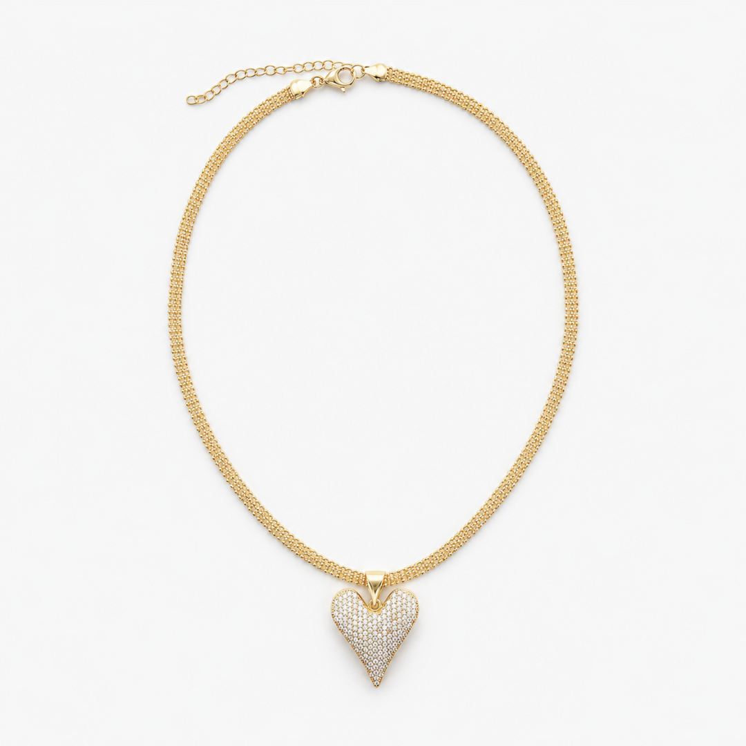 Crystal Heart Necklace