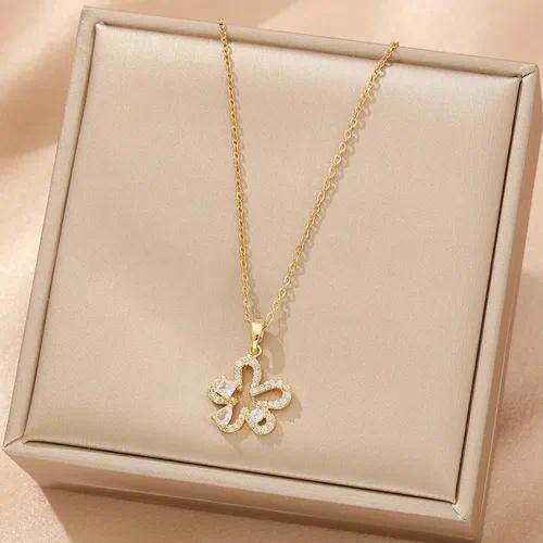 Crystal Octopus Pendant Necklace