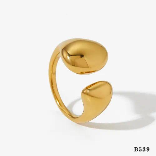 Sculptural Orbital Open Ring by OVAH
