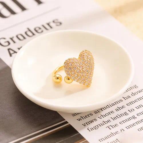 Pavé Heart Ear Cuff by OVAH