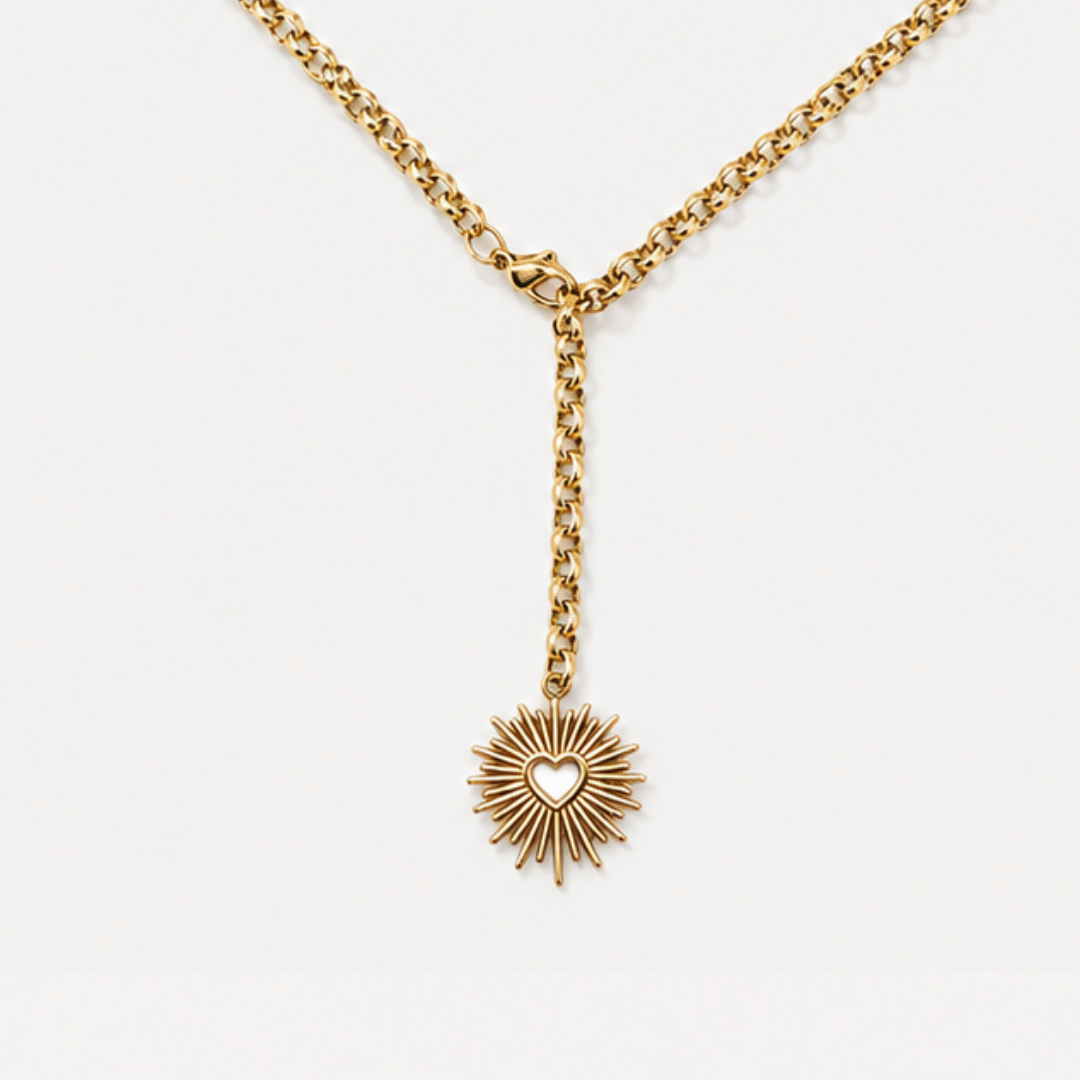 Heart Drop Y-Necklace