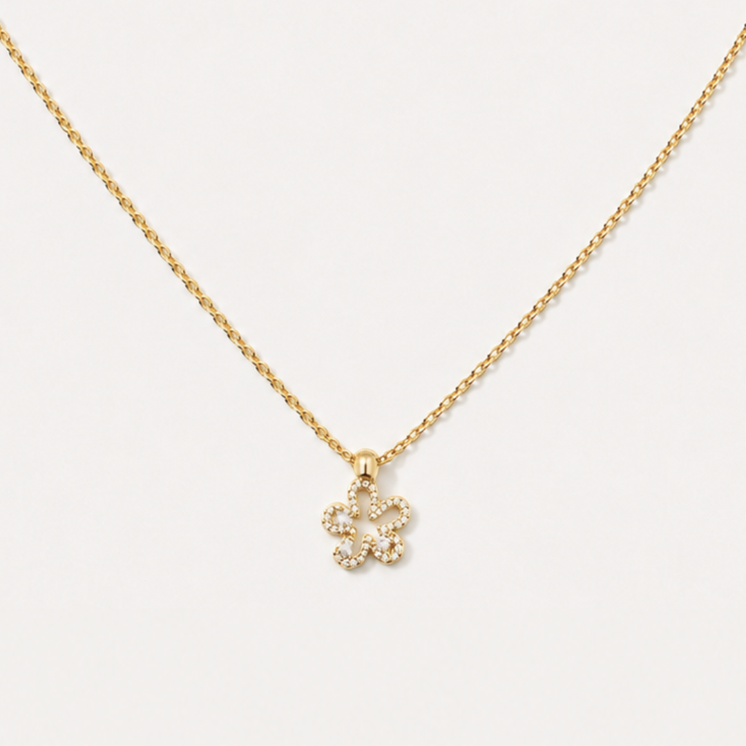 Crystal Octopus Pendant Necklace