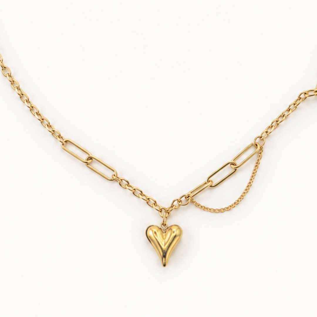 Heart Link Necklace