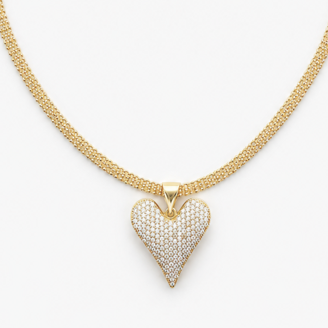Crystal Heart Necklace