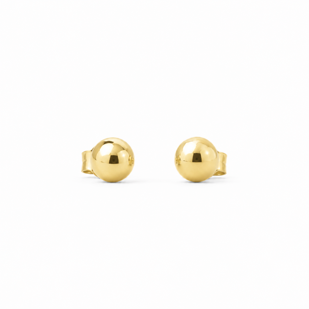 Dot Gold Earrings
