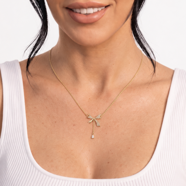 Colette Bow Necklace