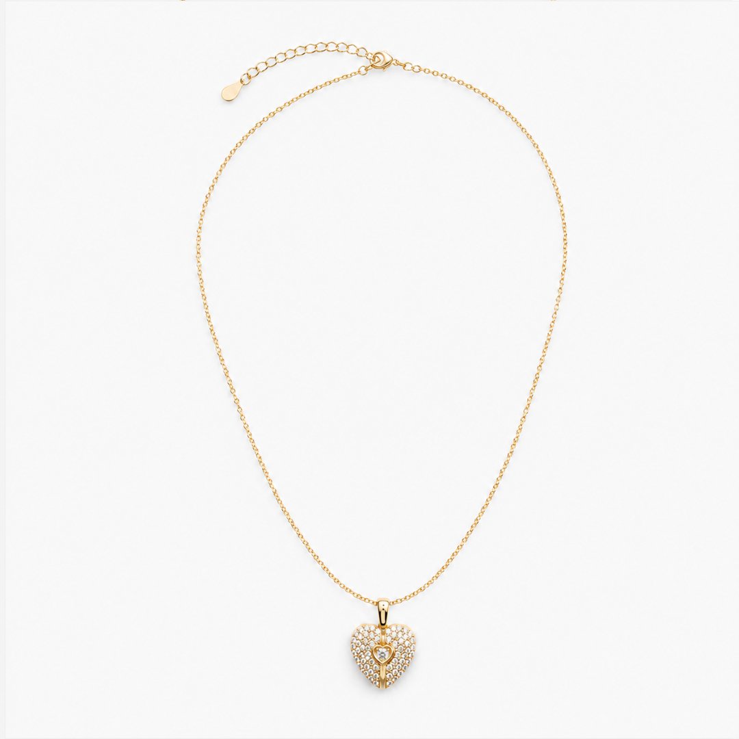 Pavé Heart Necklace