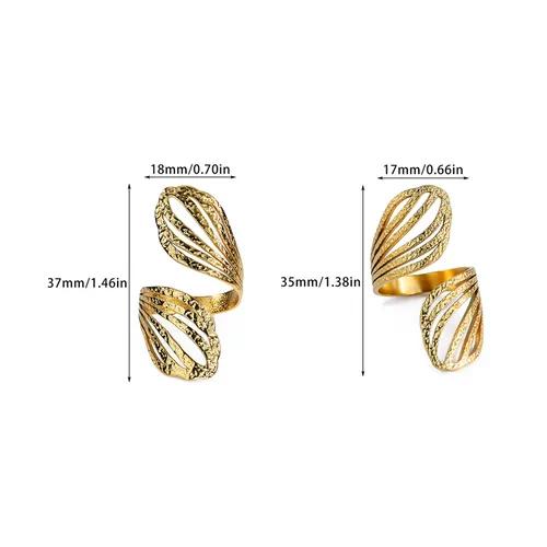 Two-Tone Couple Ring Set