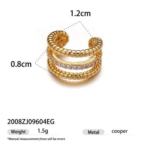 Pearl Halo Triple-Row Ear Cuff by OVAH