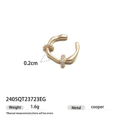 Minimalist Silver Ear Cuff by OVAH
