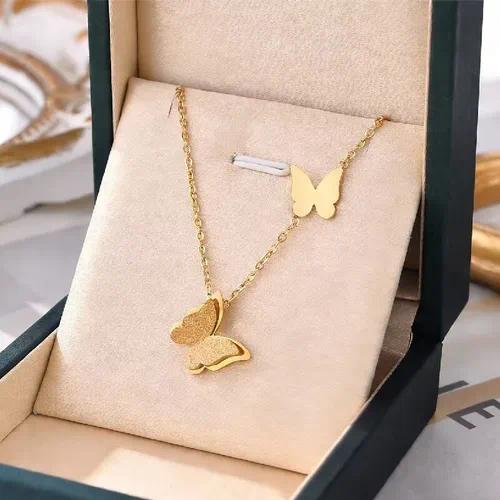 Butterfly Pendant Necklace by OVAH