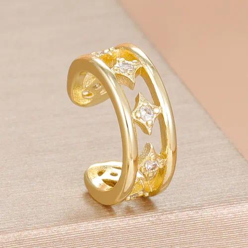 Pavé Curved Ear Cuff by OVAH